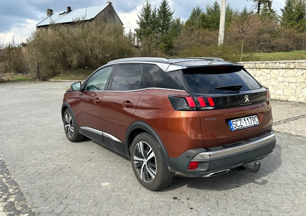 Peugeot 3008 cena 83600 przebieg: 184000, rok produkcji 2016 z Częstochowa małe 154